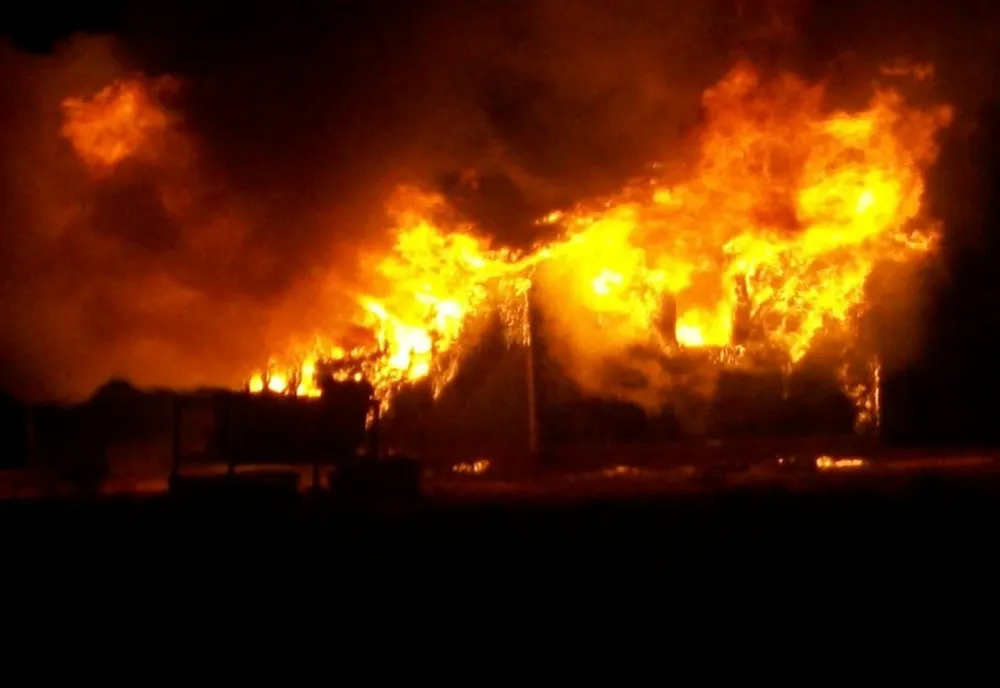 Un bătrân din Gorj a murit, după ce i-a luat foc casa