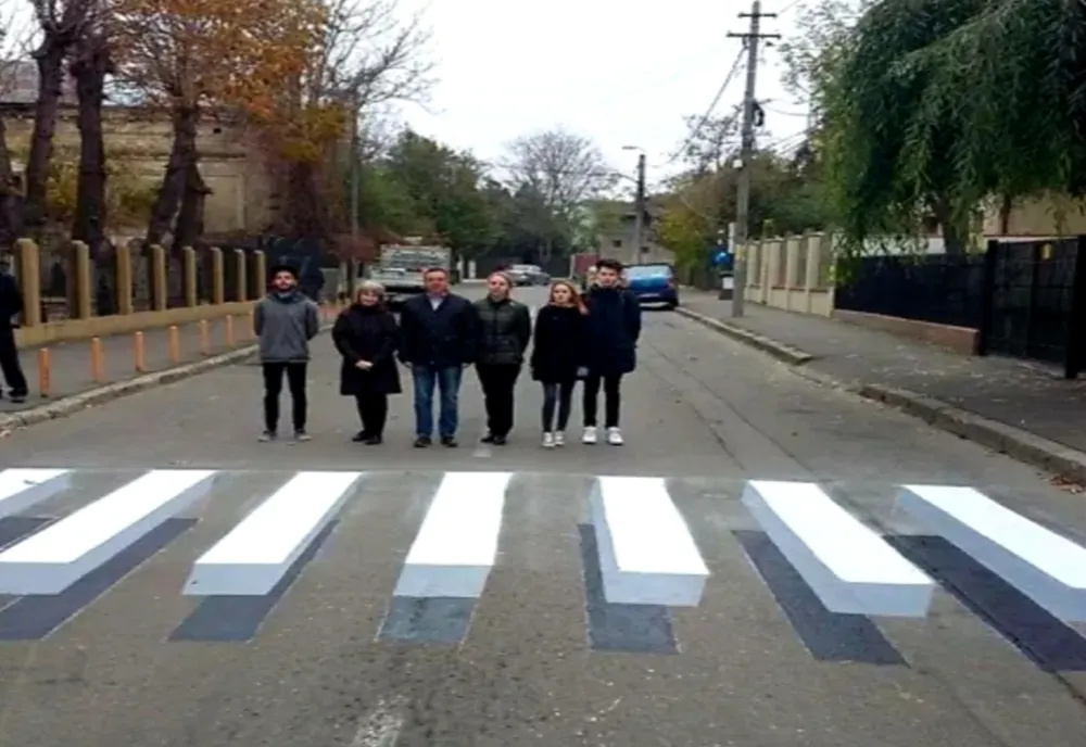 Treceri de pietoni 3D în Târgu Jiu