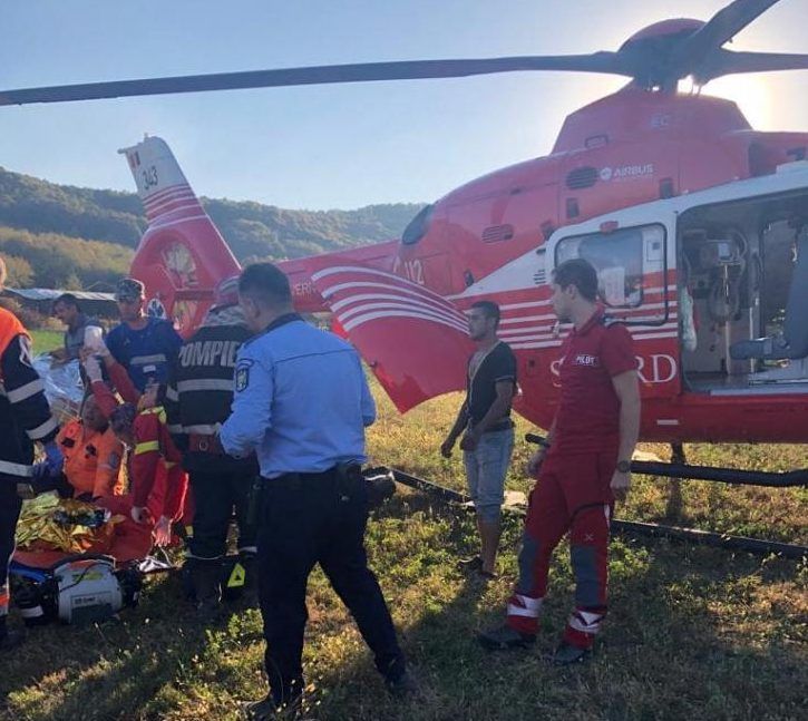 Un bătrân a ars în mijlocul unui câmp din Gorj