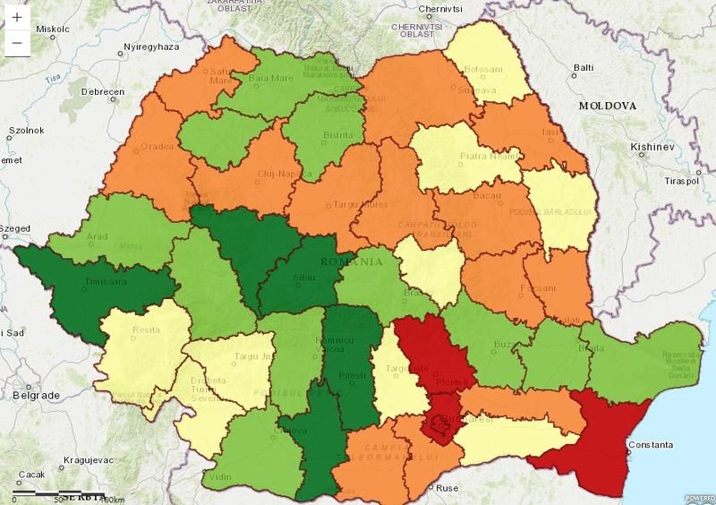 Gorjul este județul din România cu cea mai mică economie