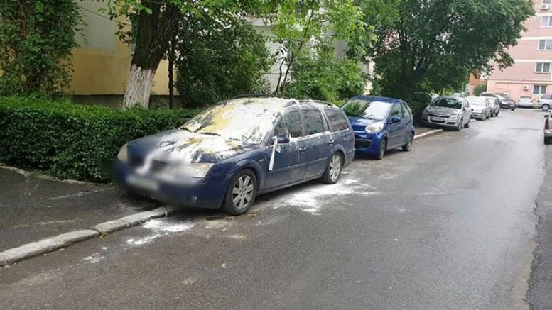 Încă o mașină vandalizată la Târgu Jiu