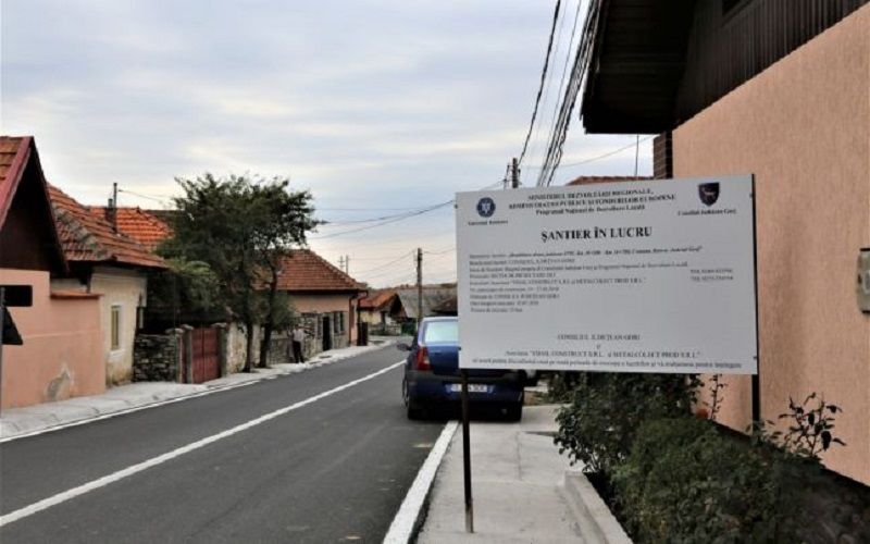 Drumul din Runcu, finalizat mai devreme!