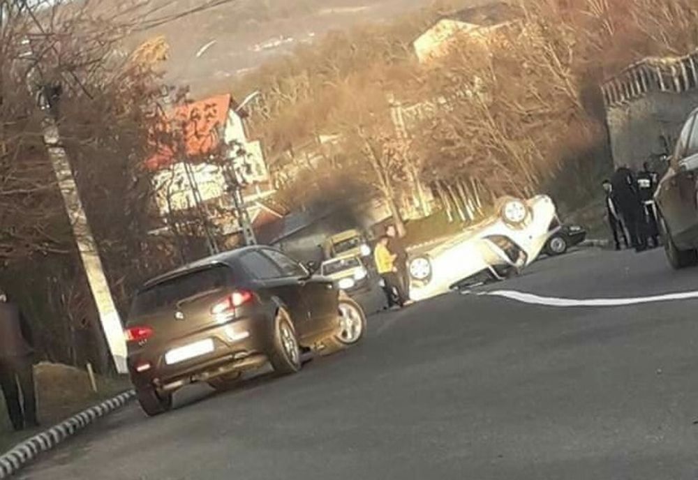 Accident spectaculos la Târgu Cărbunești
