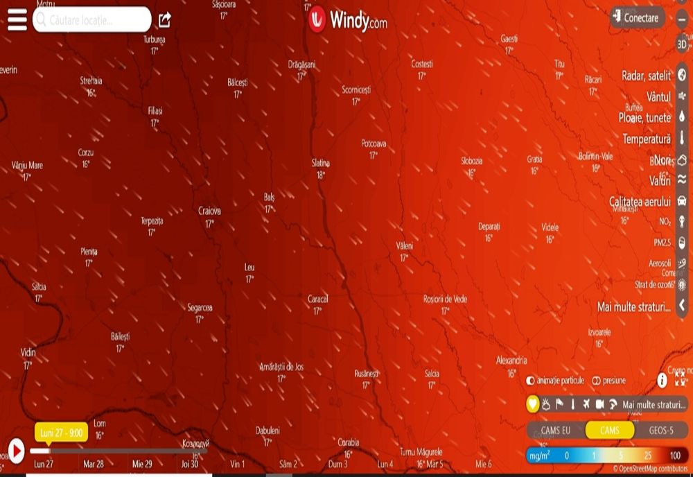 Norul toxic generat de erupţia unui vulcan din Insulele Canare, deasupra Olteniei. Ce judeţe sunt afectate