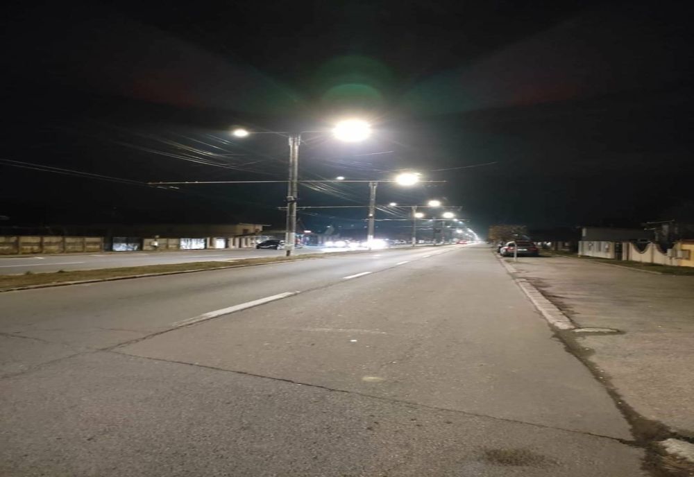 Iluminatul public din Târgu Jiu, reabilitat cu fonduri europene