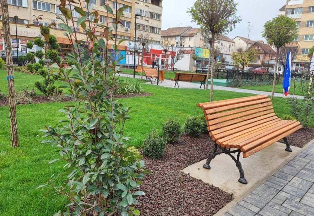 Parcul din zona Gării orașului Târgu Jiu a fost inaugurat