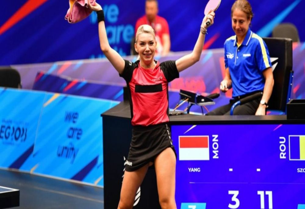 TENIS DE MASĂ: BERNADETTE SZOCS, MEDALIATĂ CU ARGINT LA DUBLU FEMININ LA MONDIALELE DE LA DOHA