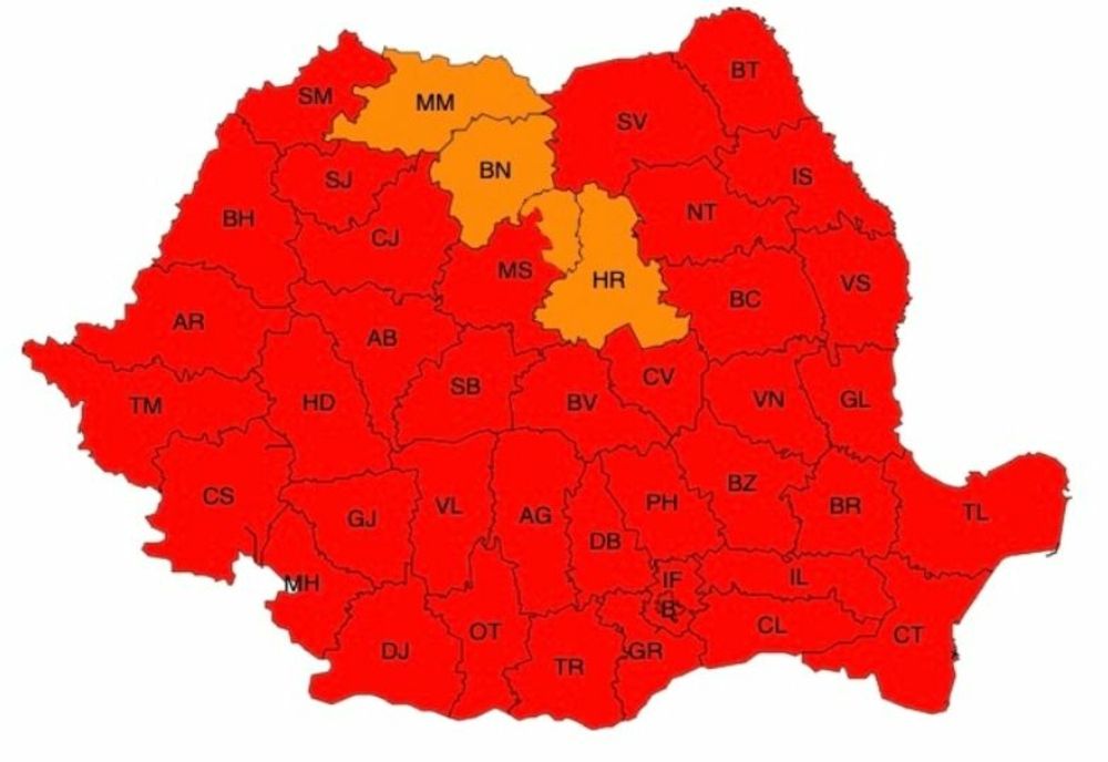 ANM A ACTUALIZAT CODUL ROȘU DE CANICULĂ! ARȘIȚA CUPRINDE TOATĂ ȚARA
