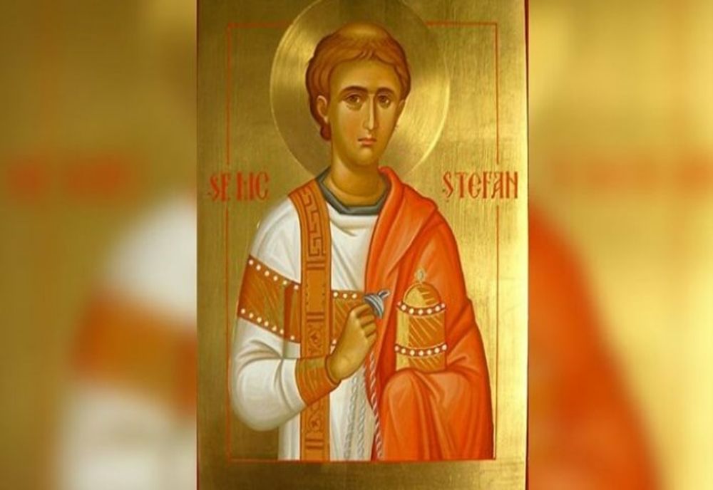 SFÂNTUL ȘTEFAN, PRIMUL CARE A VESTIT ȘI A MĂRTURISIT CREDINȚA ÎN HRISTOS, SĂRBĂTORIT ÎN A TREIA ZI DE CRĂCIUN 