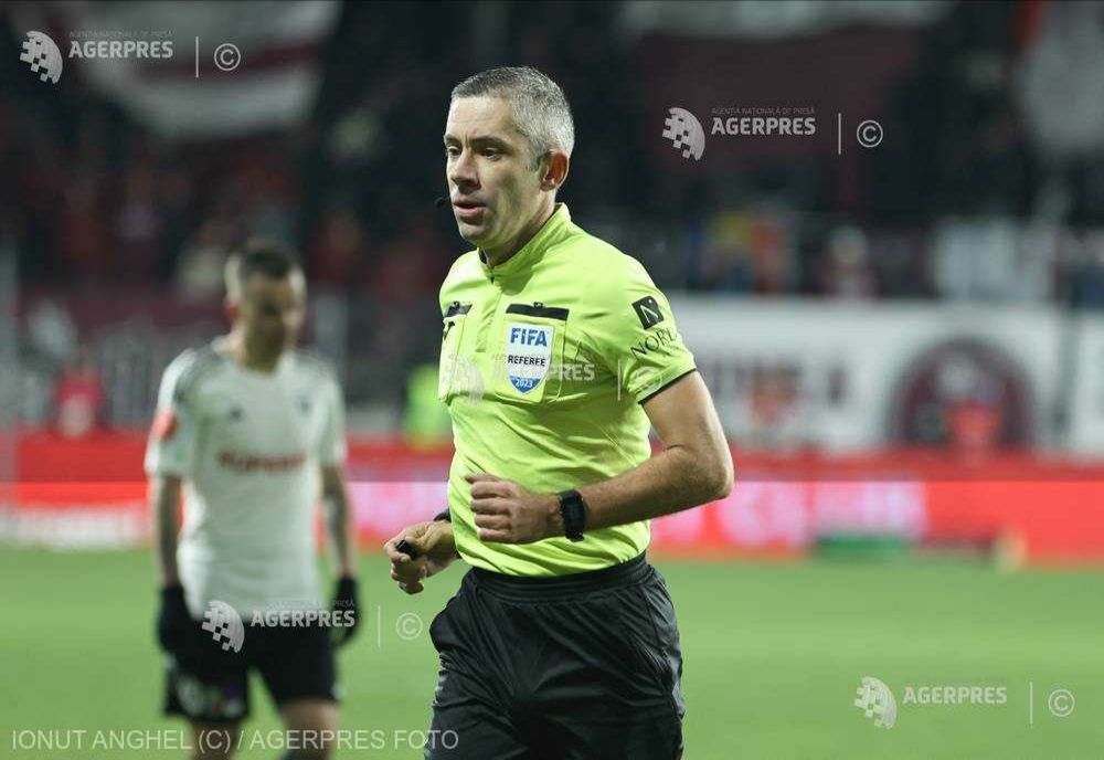 FOTBAL: RADU PETRESCU VA ARBITRA MECIUL BENFICA - BOLOGNA, DIN LIGA CAMPIONILOR