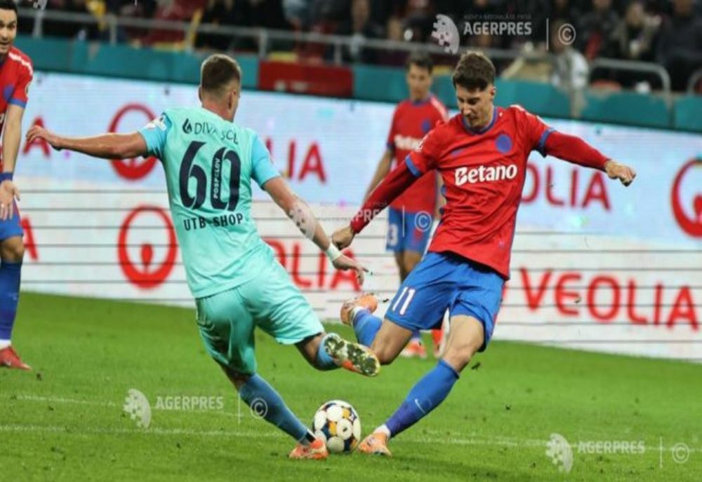 Fotbal: UTA Arad, victorie cu FCSB (3-0) în Cupa României