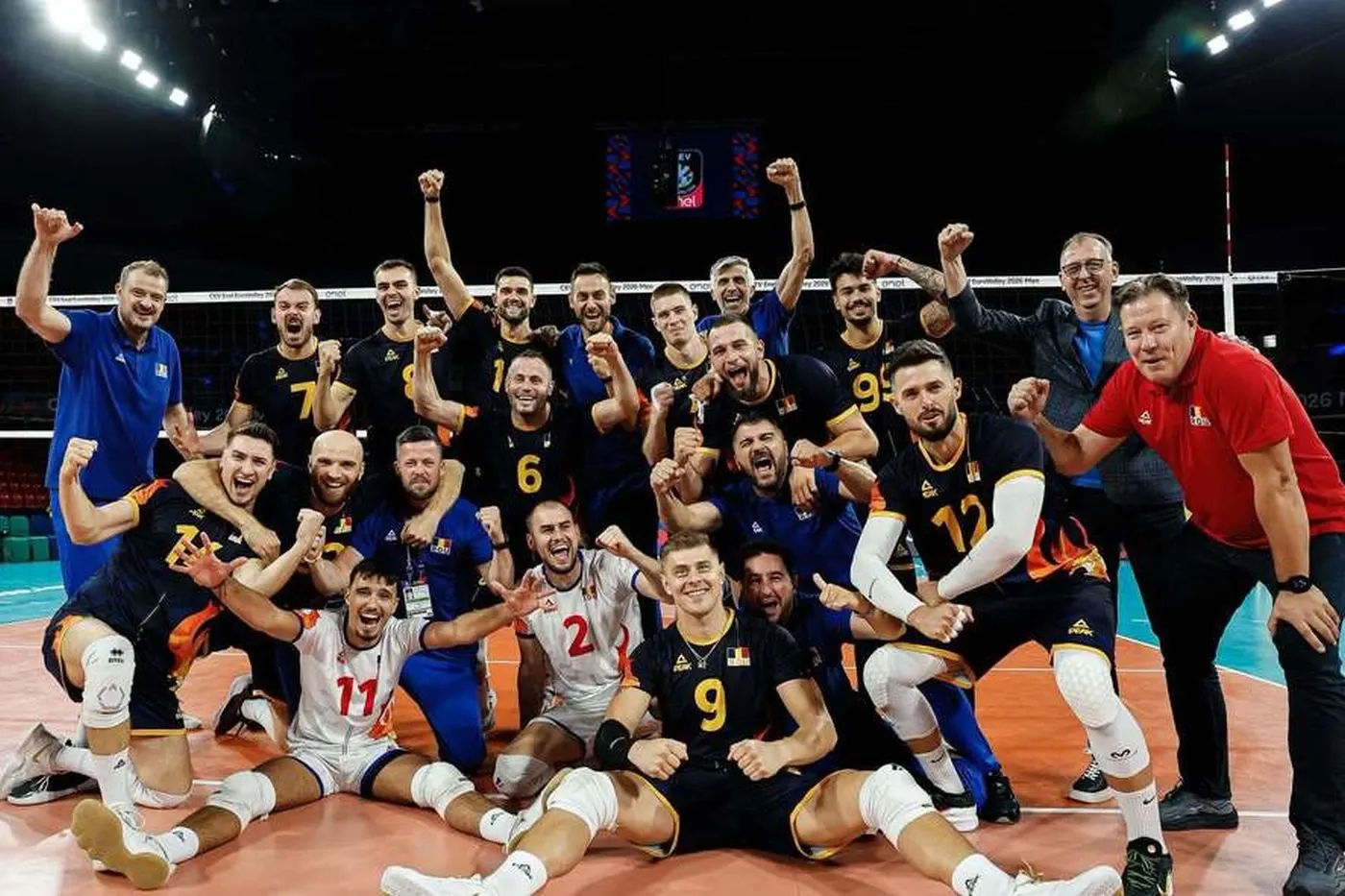 România întâlnește Franța la Campionatul European / FOTO: Federația Română de Volei