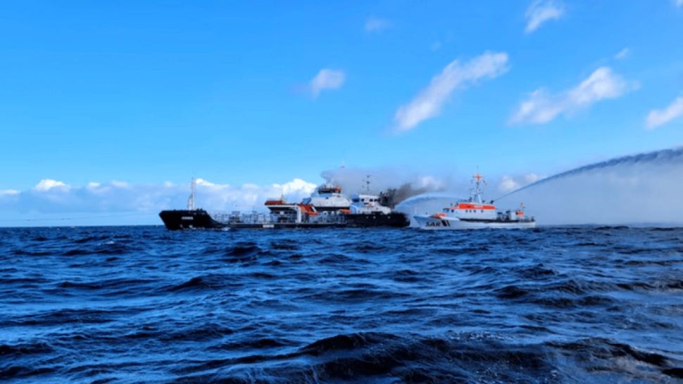 Petrolier grecesc lovit de o dronă