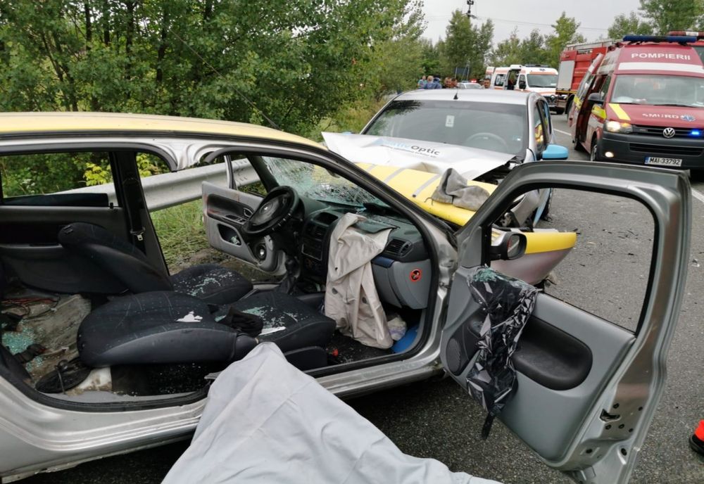 Accident cu doi răniți la Târgu Jiu