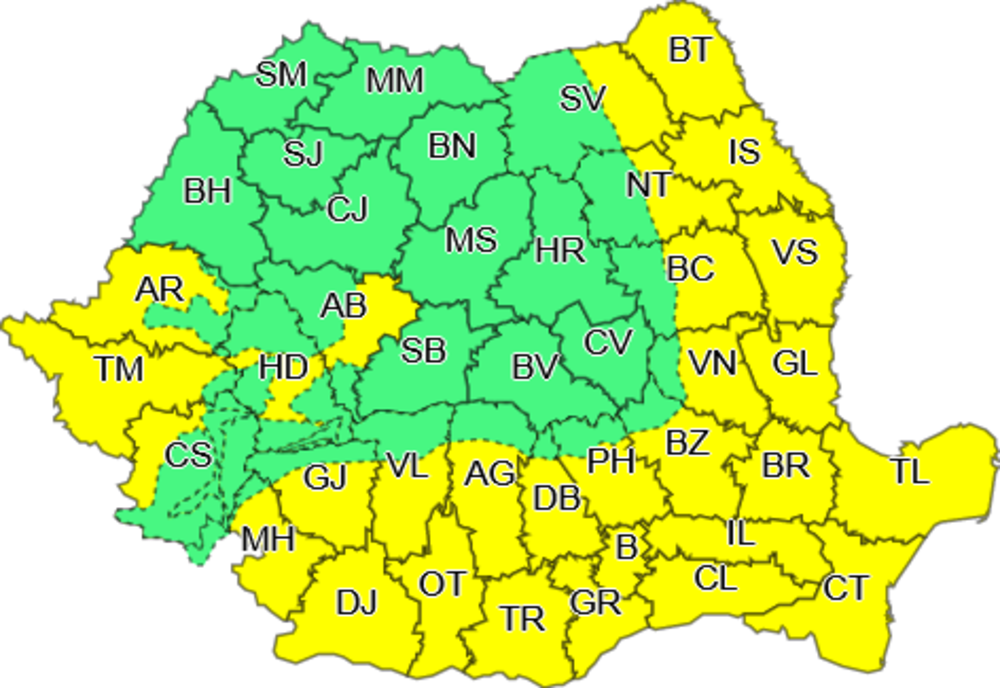 Valul de caniculă se menţine. Ce judeţe sunt afectate