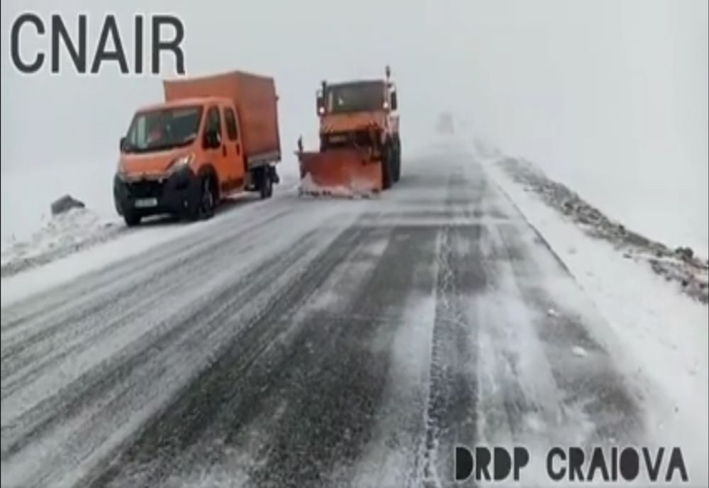 VIDEO. Ninsoare pe Transalpina
