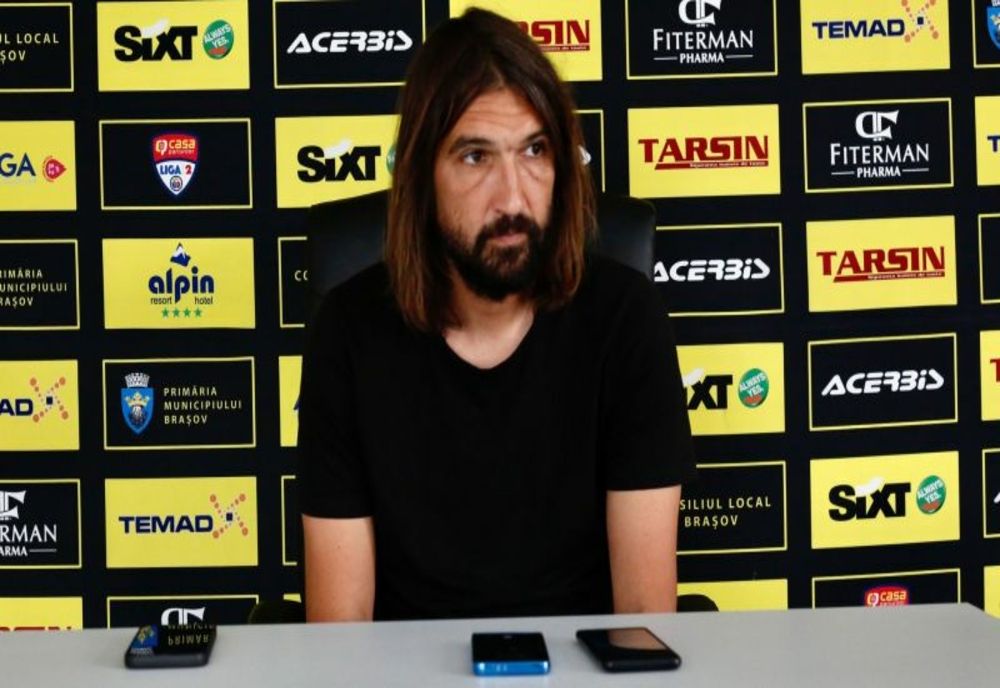 Dan Alexa, antrenor FC Brașov, înaintea meciului de la Târgu Jiu: “Tot timpul ești în pericol ca antrenor când nu ai rezultate”