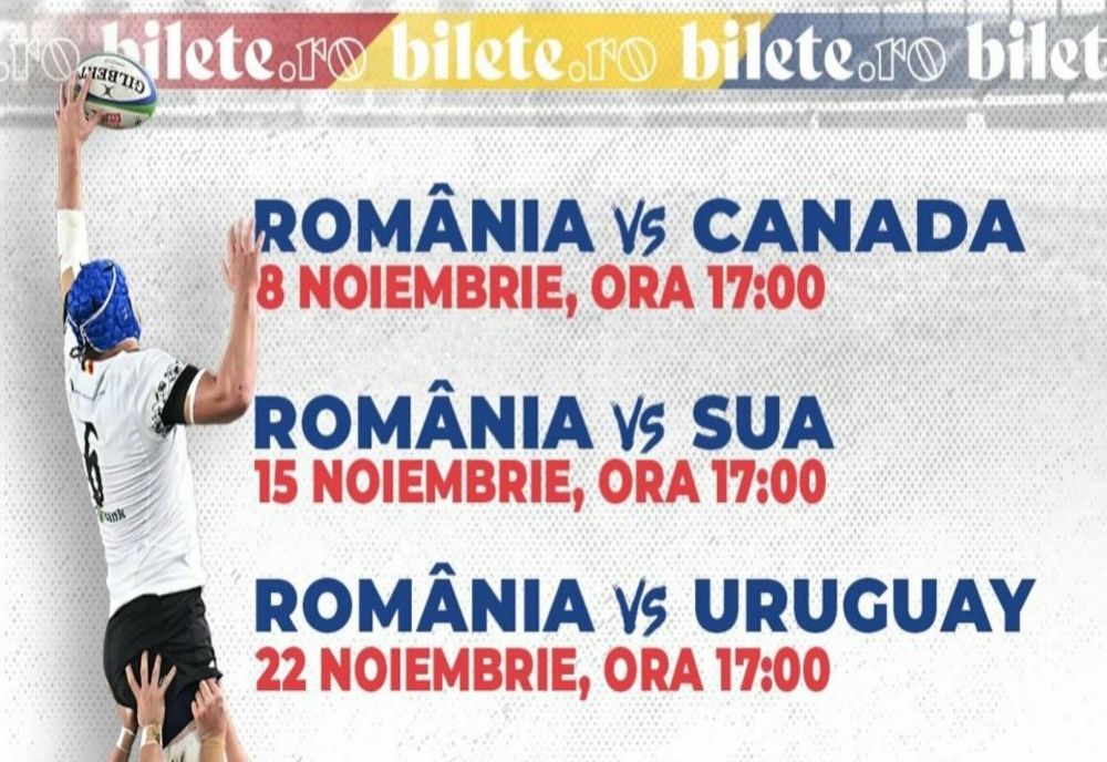 RUGBY. STEJARII SE VOR REÎNTÂLNI ÎN MECIURI TEST CU SUA, CANADA ȘI URUGUAY