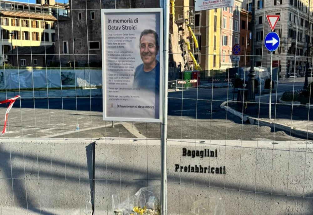 EXCLUSIV Gest impresionant în memoria muncitorului român mort la Roma