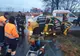Accident la Bîlteni: O mașină a ajuns în șanț