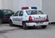 A dat cu piatra într-o mașină a poliției din Rovinari